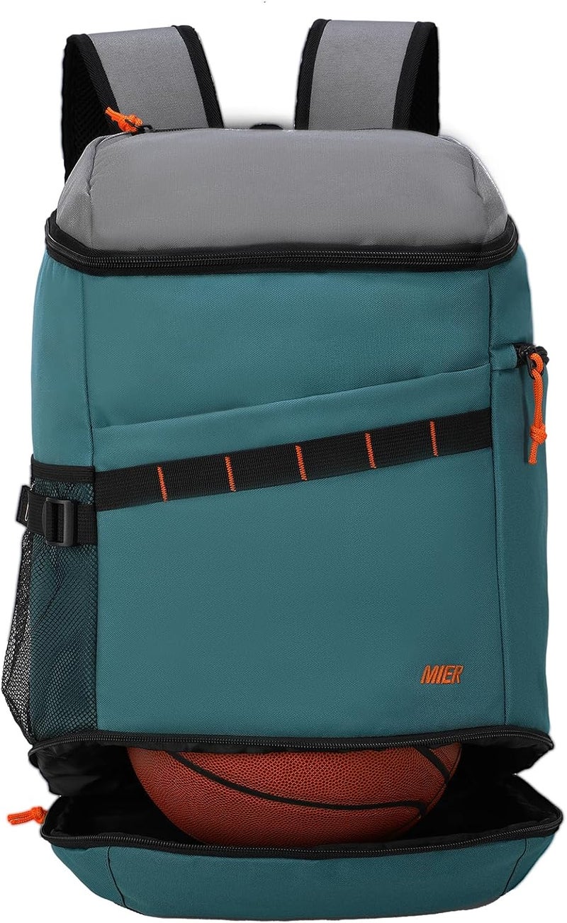MIER Basketball Backpack with Shoes Compartment Ball Holder Large Sports Equipment Back Pack for Men Women Gym Travel 35L - Image 1
